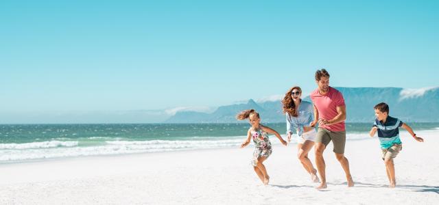 Family at a Beach